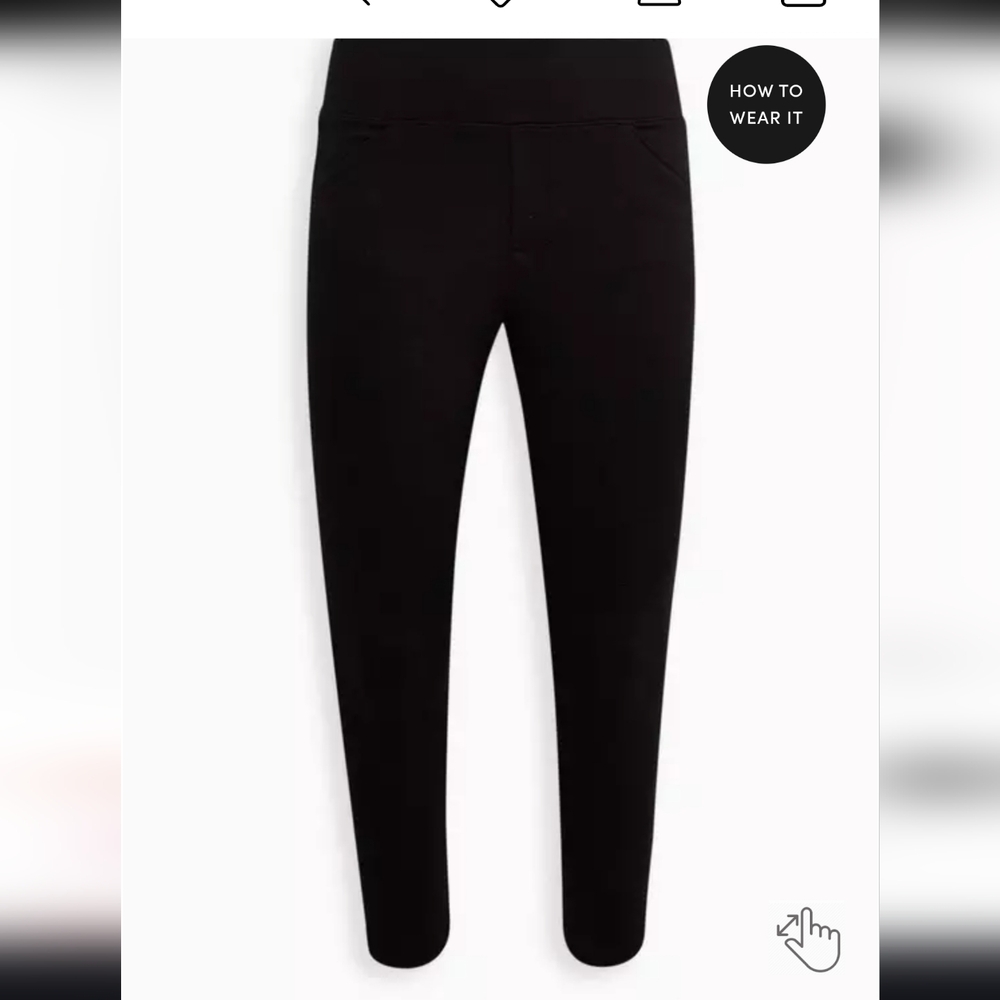 torrid Pixie Skinny Pant Black